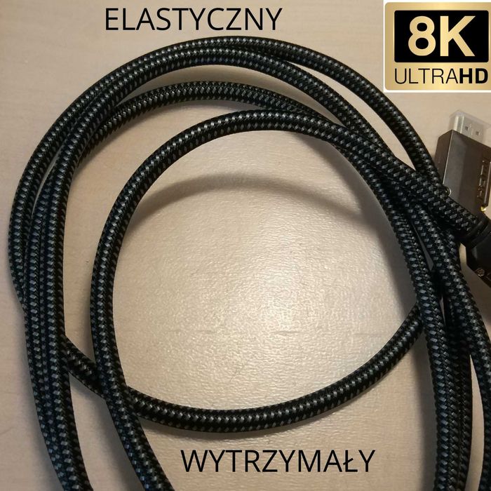 Kabel 8k HDMI 2.1  60Hz HDMI - HDMI 2 m 48gbps earc