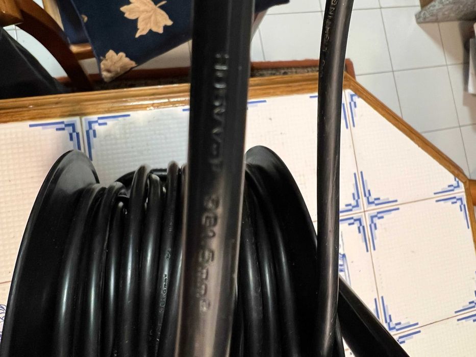 Bobine de Fio 25 mts, de 3*1,5mm, Enrolador com Térmico - NOVO