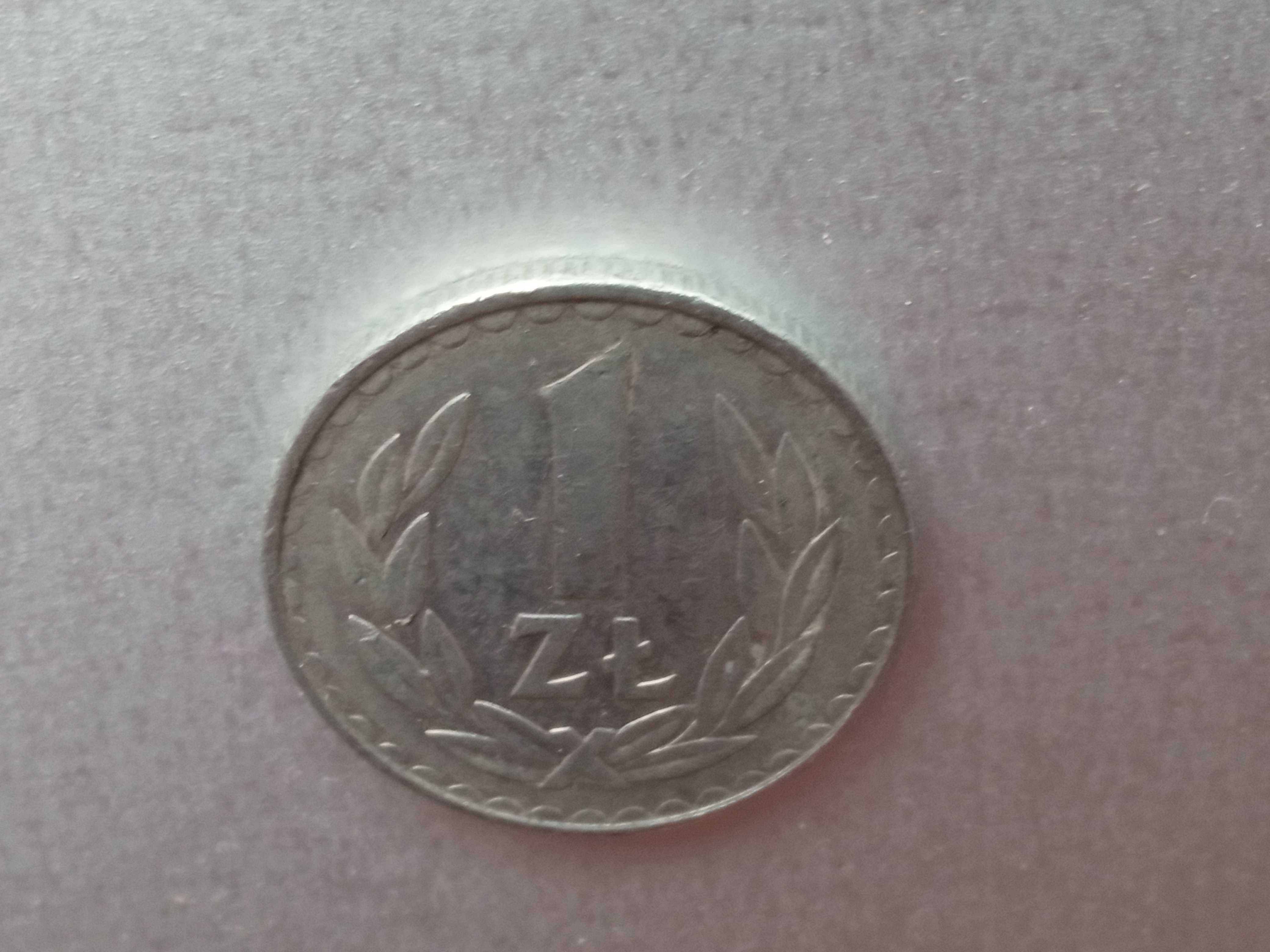 Moneta 1 zł z 1984 roku PRL