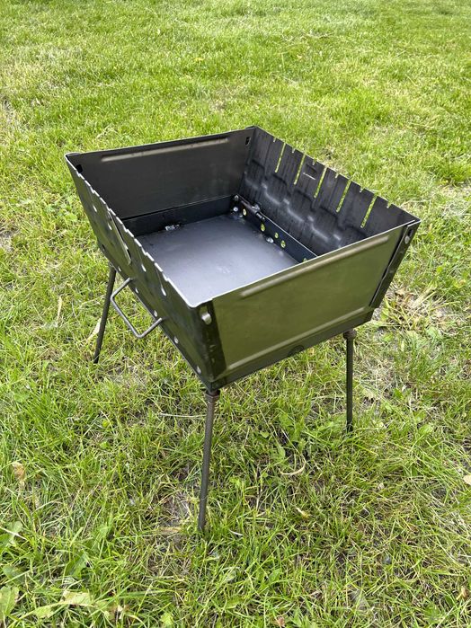 Mangal Gril składany Mangal walizka Szaszlyki na 6 szampurów мангал