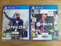 FIFA 23 i FIFA 21, PS4 - PS5, wersje PL, płyty idealne bez rys