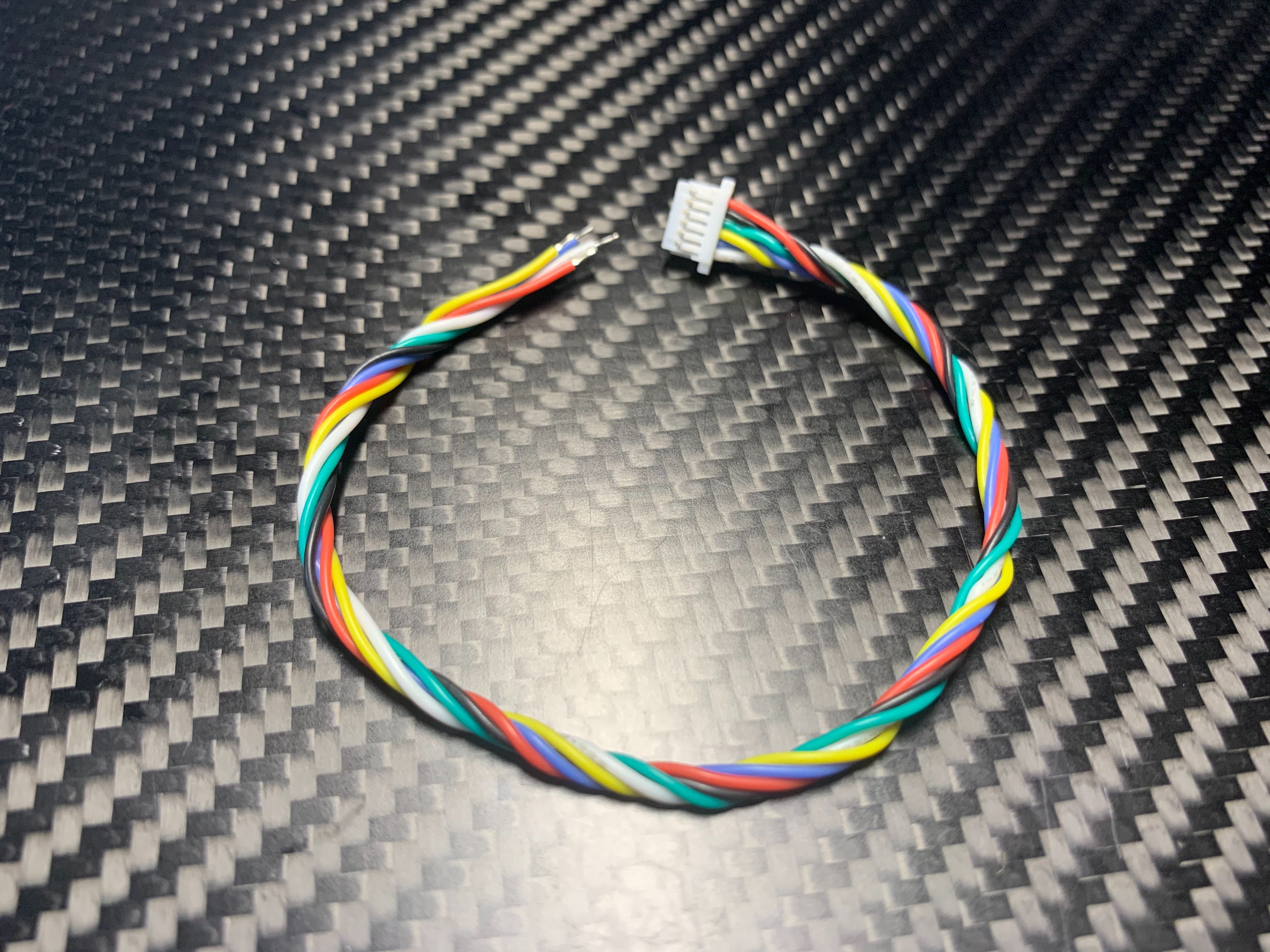 Dron przewod FPV VTX pin6/1.0mm Rush Zeus mamba ares fat shark RC