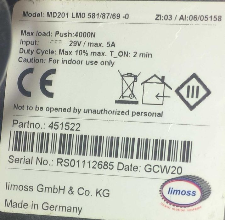 Łóżko rehabilitacyjne medyczne elektryczne z pilotem