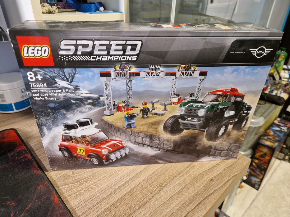 LegoSpeedChampions 75894 Mini Cooper kompletny+instrukcja+pudełko