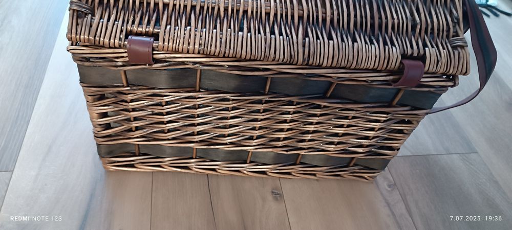 Wiklinowy kosz piknikowy SUMMERTIME 4 os