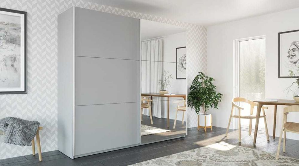 Szafa z lustrem z kolekcji Vigo 225x215x61 (5-kolorów)