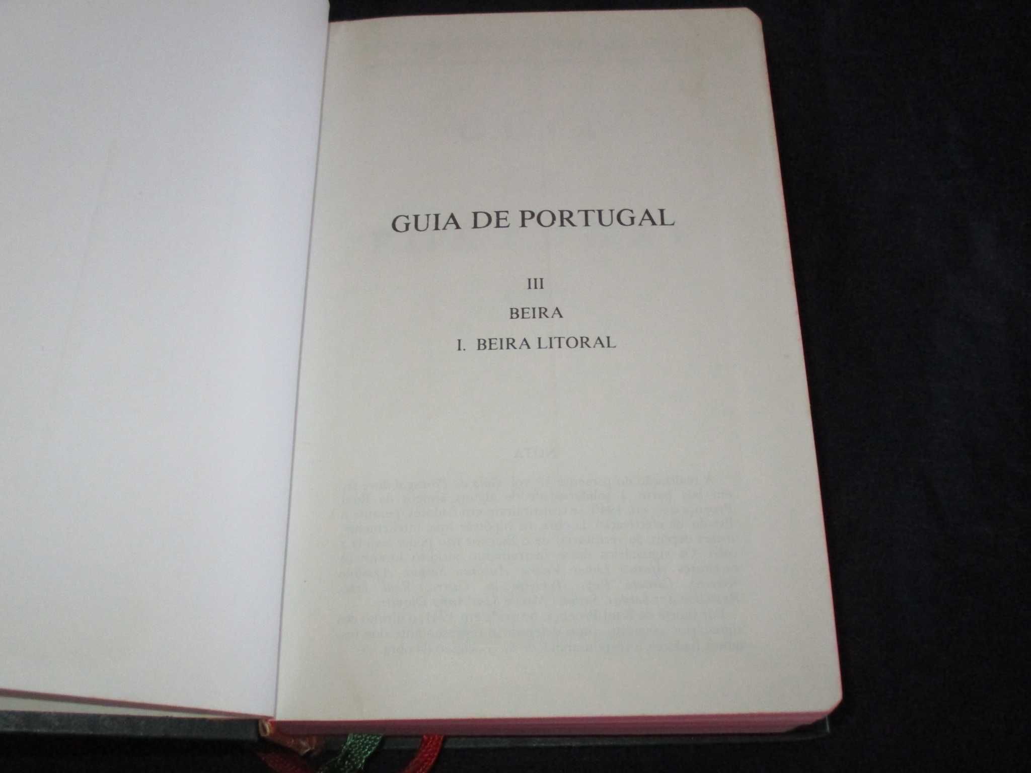 Livro Guia de Portugal Beira Litoral I Gulbenkian 1984