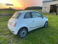 Fiat 500 Fiat 500 1.2 Benzyna + LPG – Uszkodzony – 2010