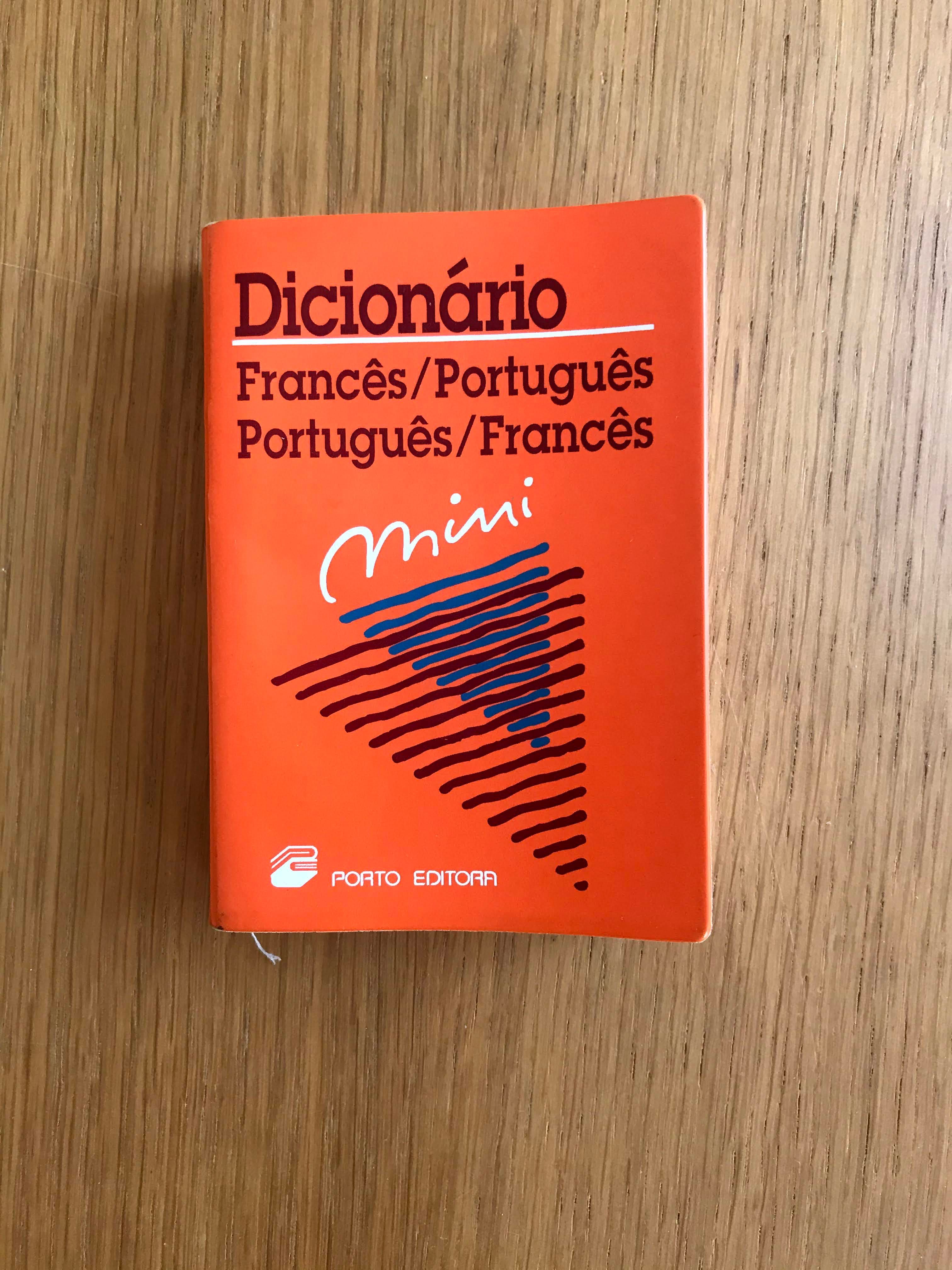 Mini-dicionário Francês/Português, Português, Francês, Porto Editora