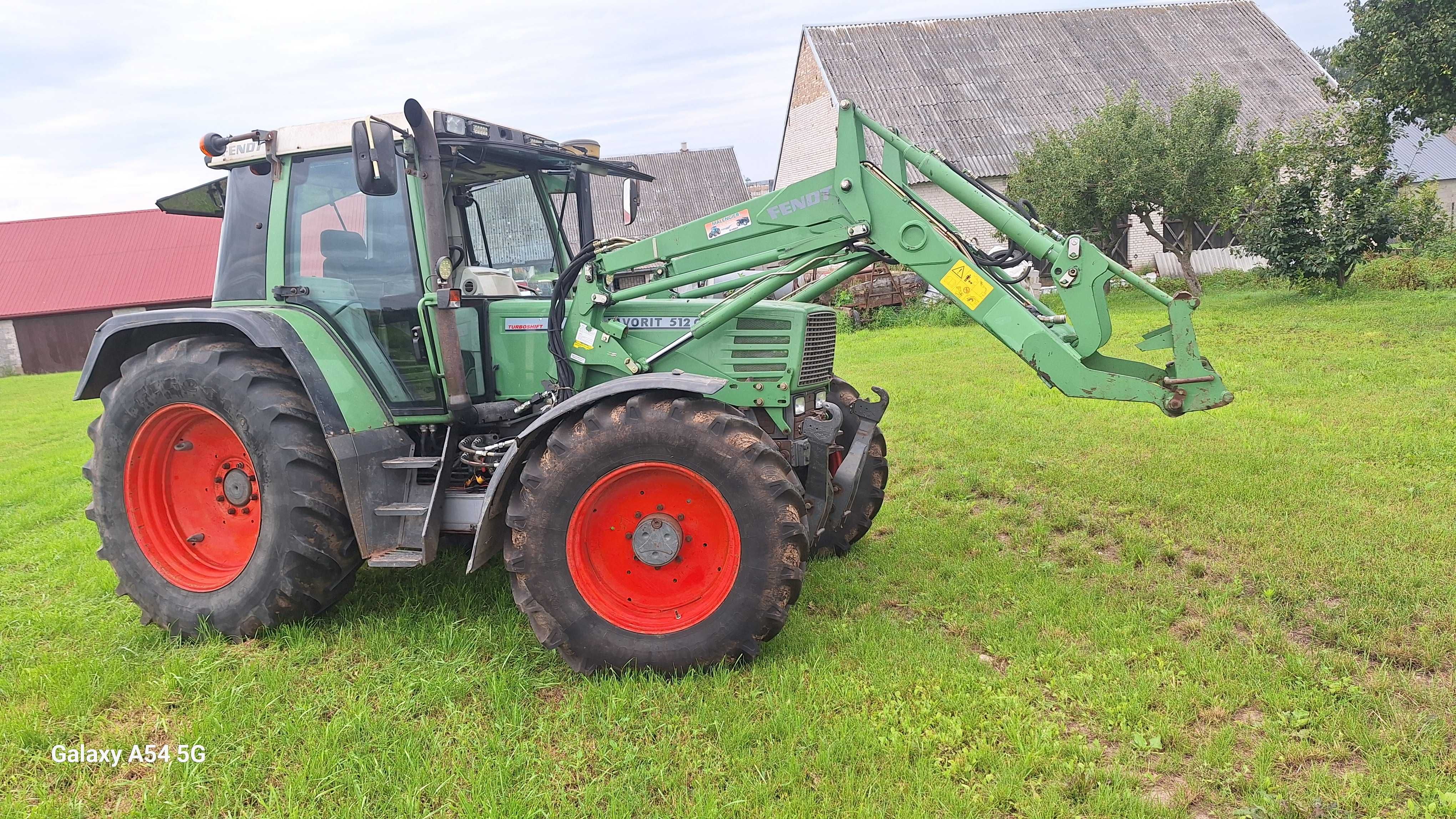 Fendt 512 + orginalny tur fendt