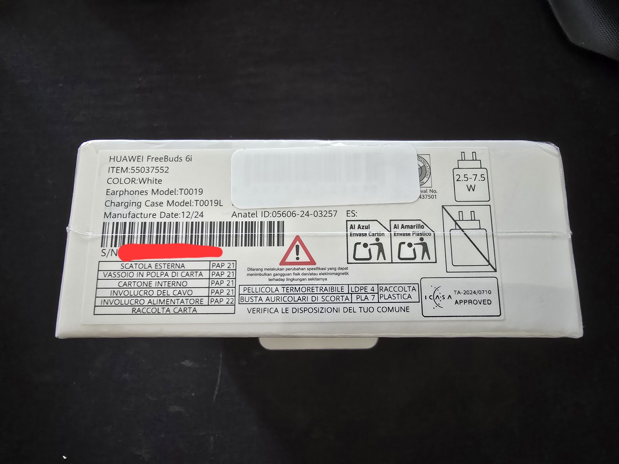 Huawei freebuds 6i novos em caixa selada