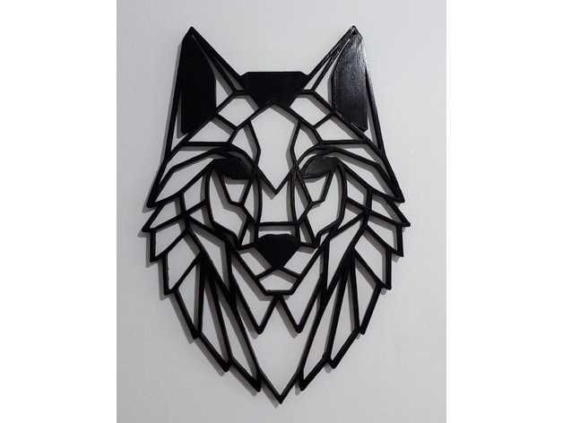 Druk 3D, drukowanie 3D,  kolekcja ozdób na ścianę - głowy zwierząt