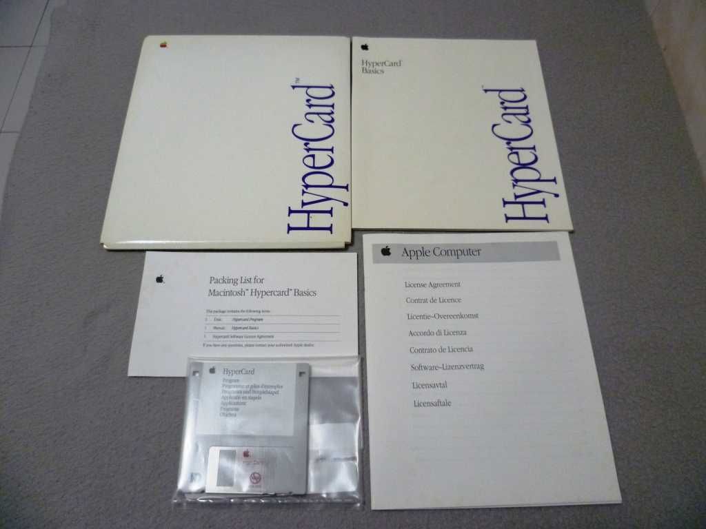 Apple Hypercard Basics software vintage para Mac - Original