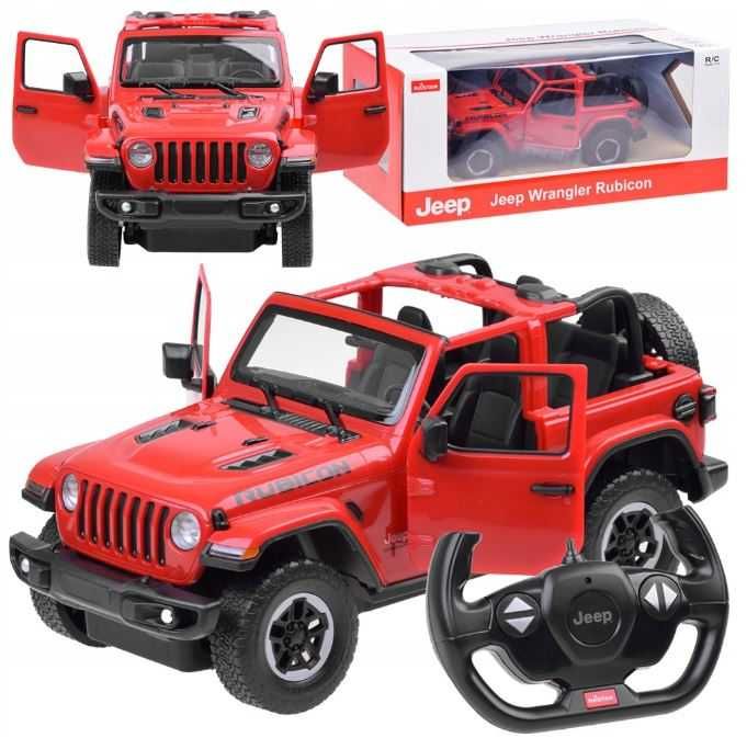 Auto zdalnie sterowane R/C Jeep Wrangler Rubicon Rastar 1:14