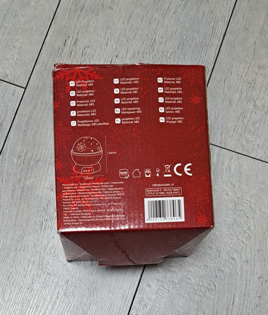 Projekto LED na kabel i na baterie
