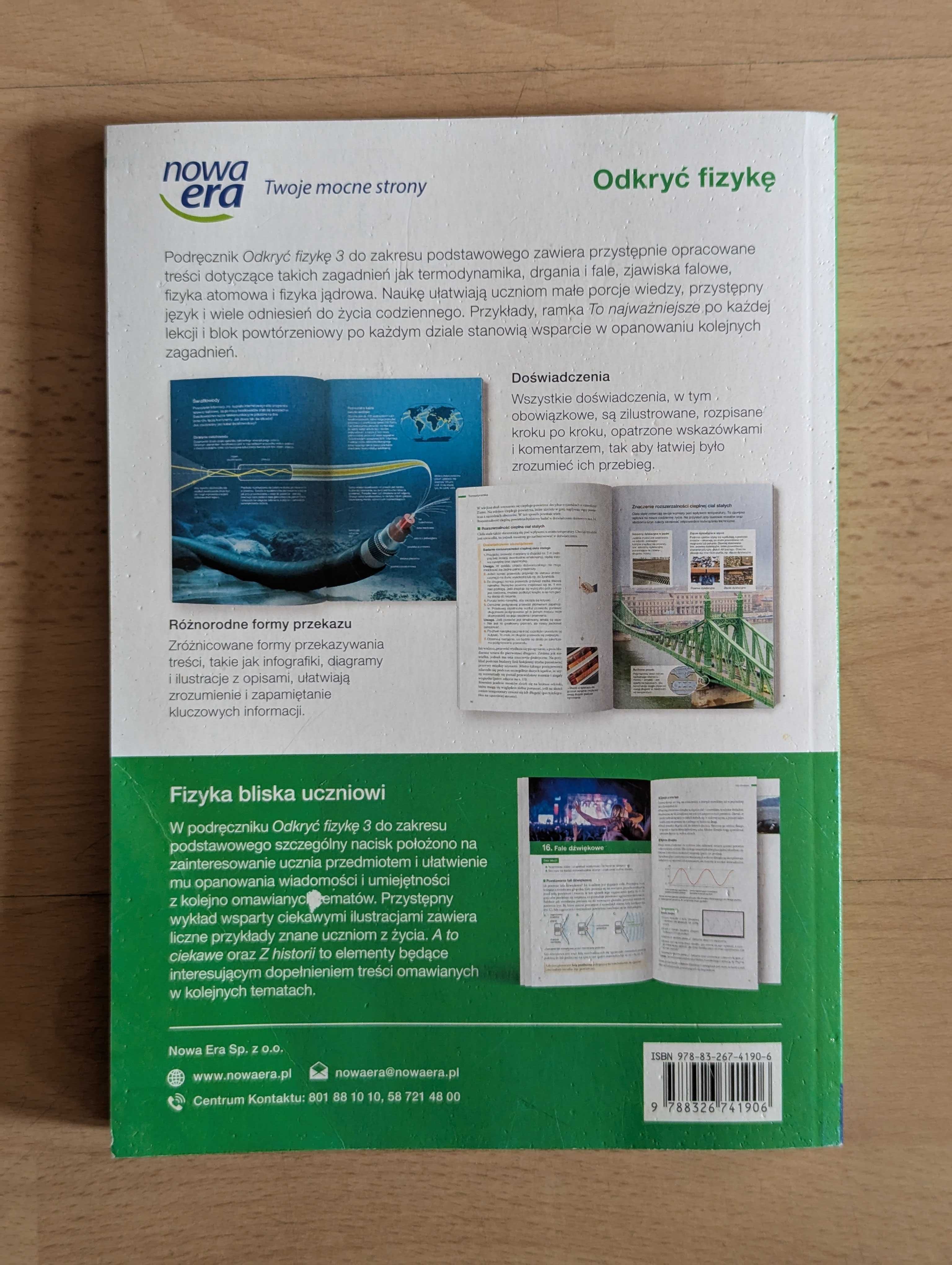 Podręcznik Odkryć fizykę 3 zakres podstawowy