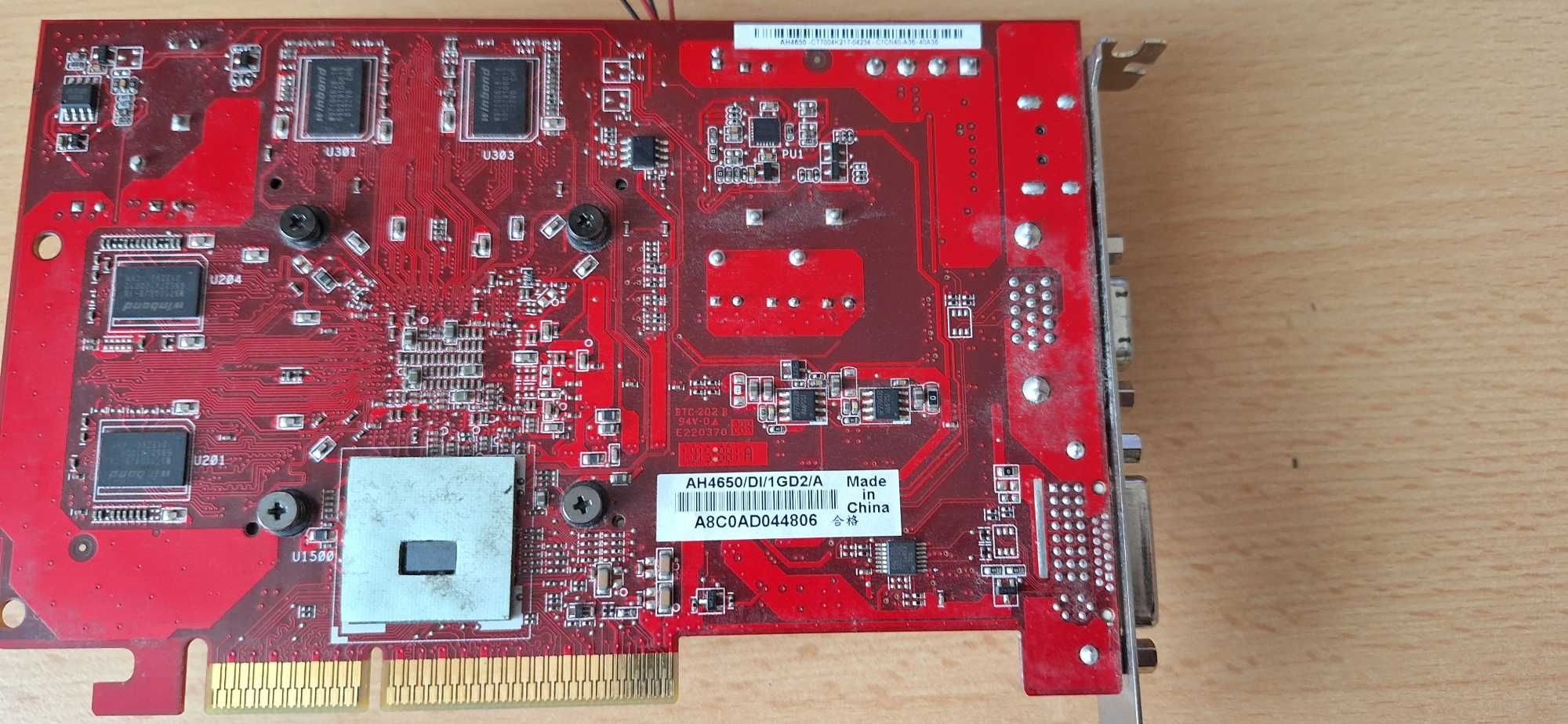 karta graficzna ASUS ATI Radeon HD 4650, 1 GB DDR2, AGP.