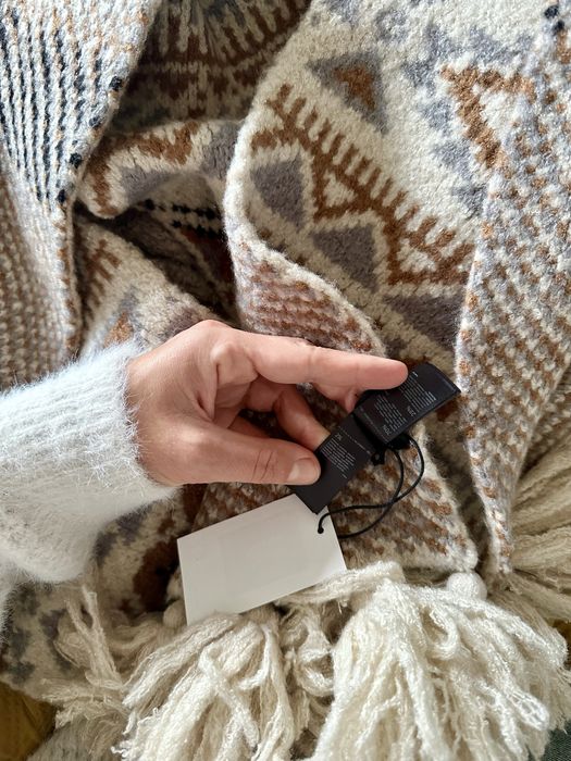 Mango mega mięsisty ciepły miły szal aztecki dwustronny