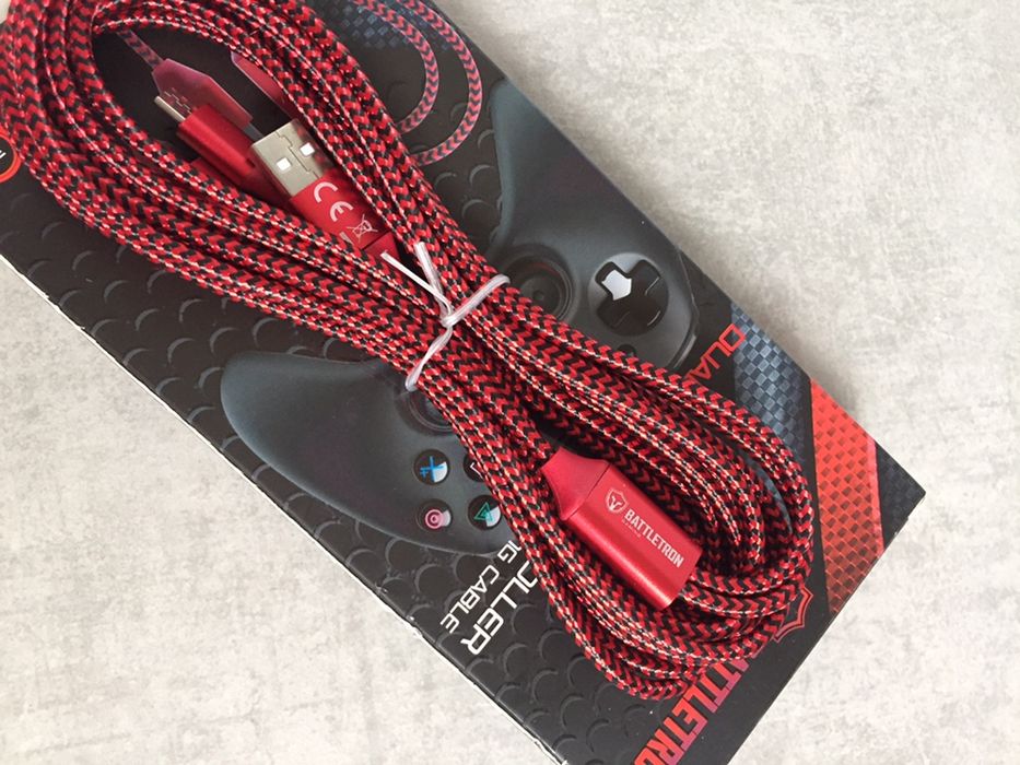 Podwójny kabel do ładowania kontrolera gier