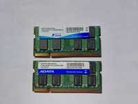 2 x 2GB RAM SODIMM DDR3 100 % Sprawne Adata
