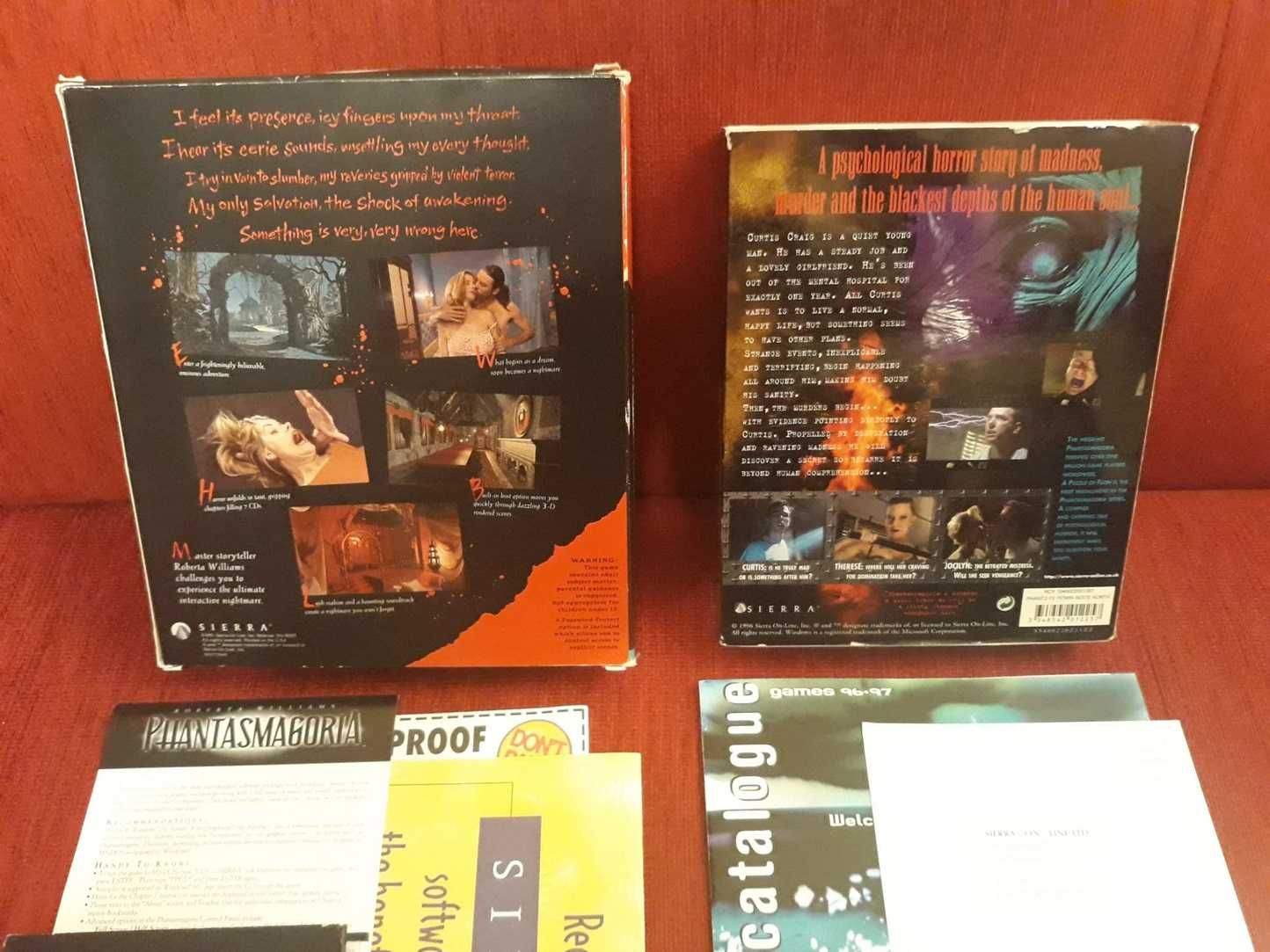 Phantasmagoria + Phantasmagoria A Puzzle of Flesh - gry PC BIG BOX