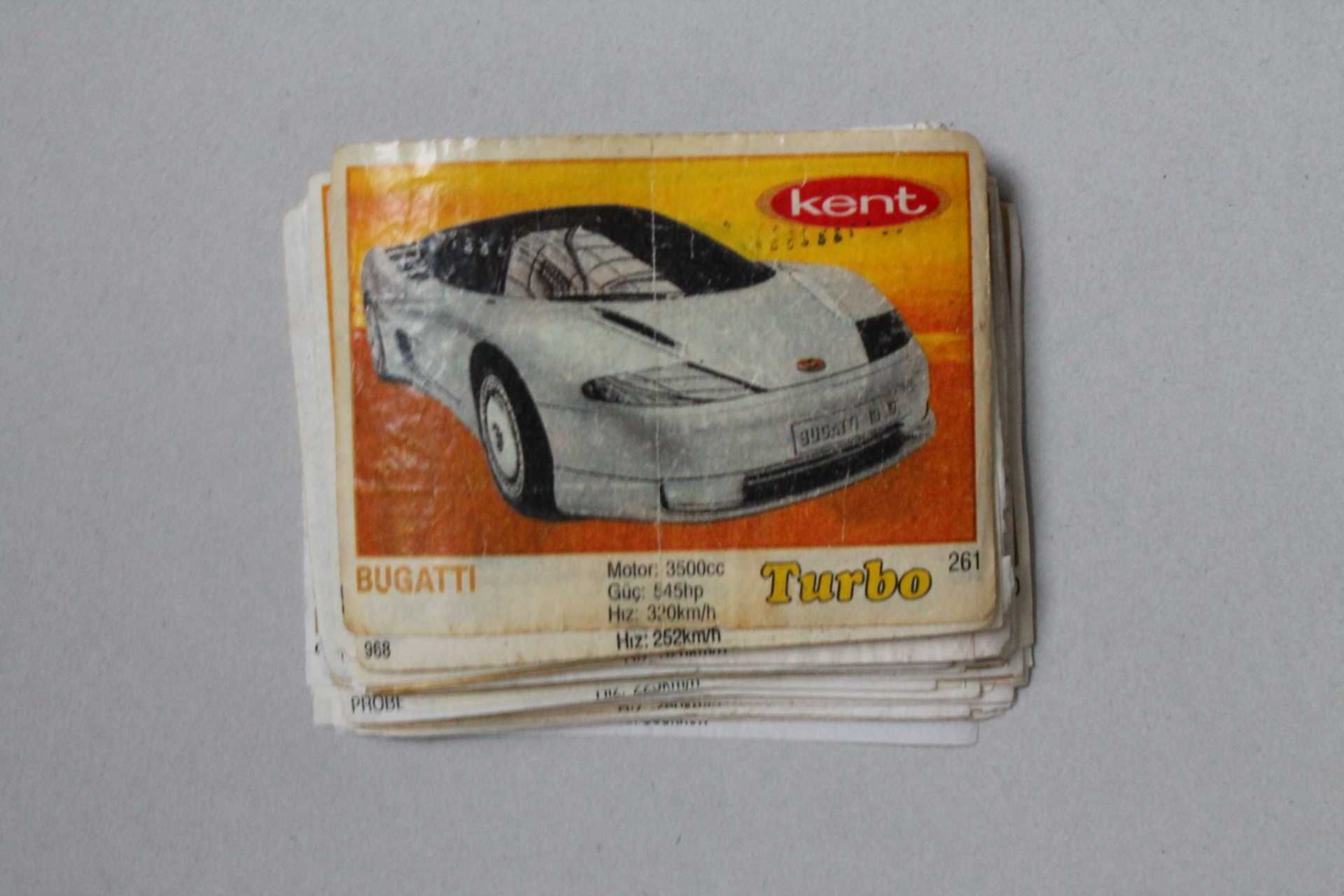 Вкладыши от жвачки Turbo 5 серия 70 шт Полная коллекция