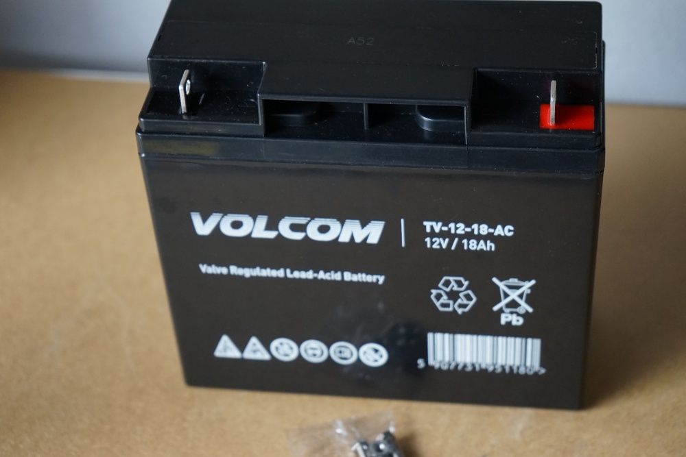 Nowy akumulator żelowy 12V 18Ah Volcom