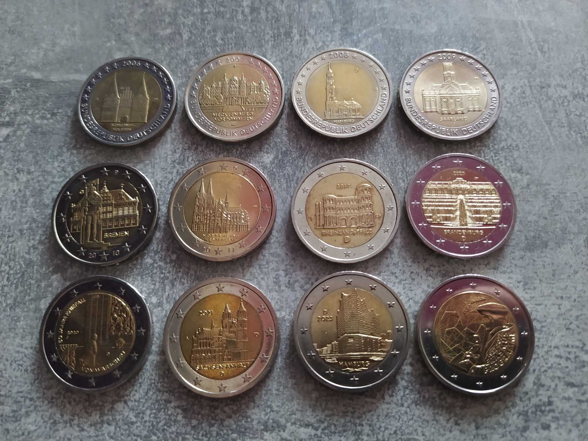 Юбилейные монеты 2 евро