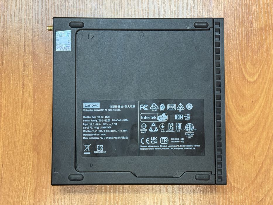 Komputer Mini PC Lenovo ThinkCentre m80q Tiny i5-10500T/16GB/256SSD FV