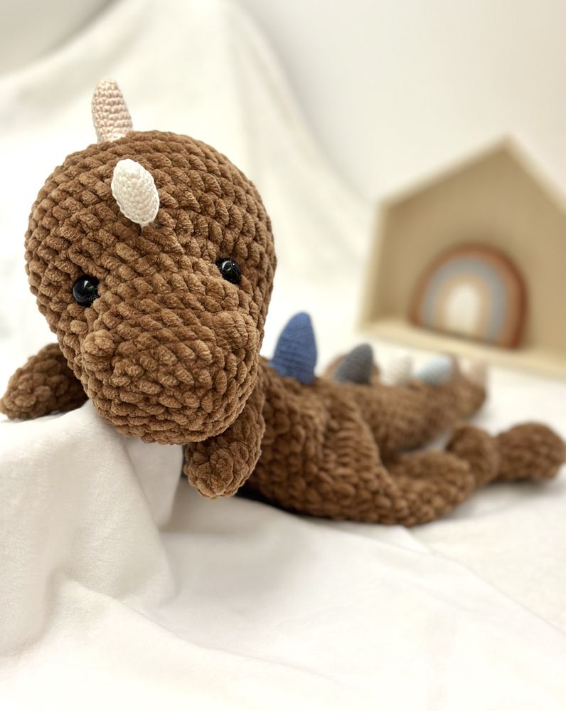 Naninha dinossauro amigurumi