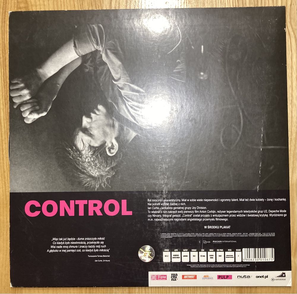 Control DVD vinyl box Corbijn Joy Division