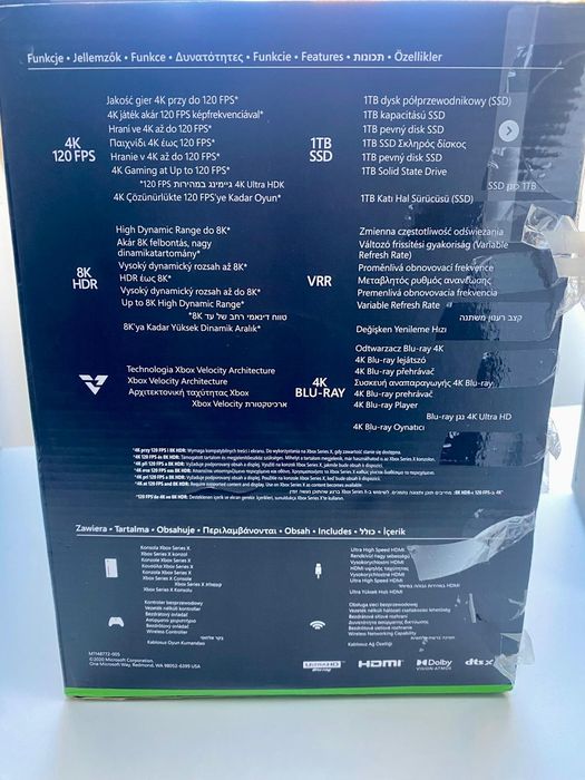 Konsola Xbox Series X 1Tb 4k + pad + okablowanie