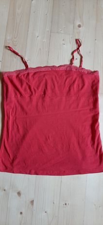Czerwona koszulka podkoszulka 48-50 XXL