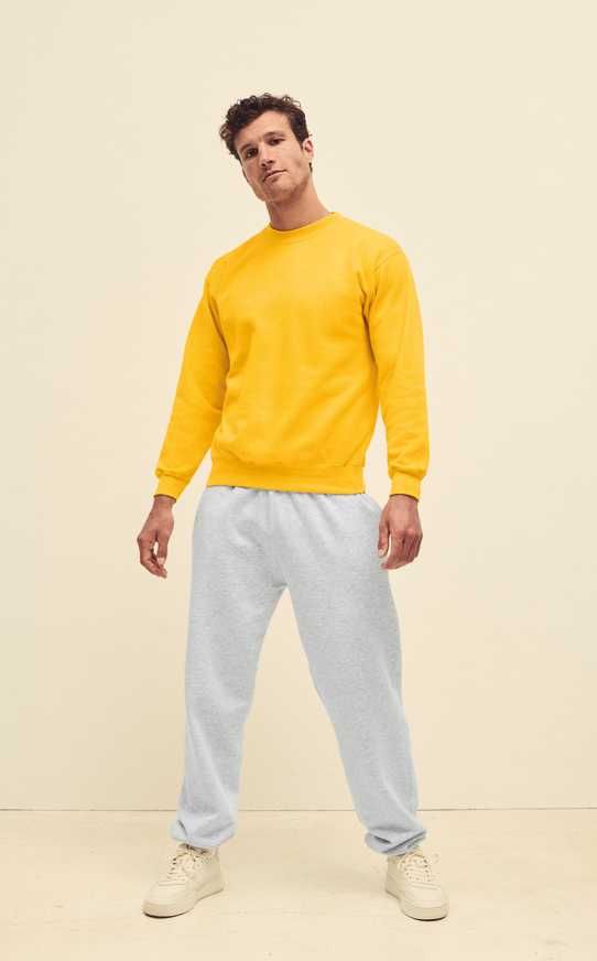 Світшот светр з начосом унісекс Fruit of the Loom Classic Set-in-Sweat