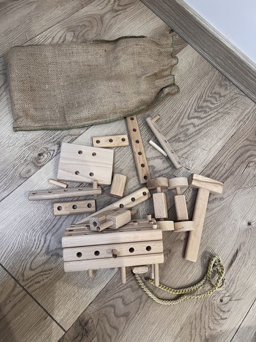 Деревяний конструктор дитячий