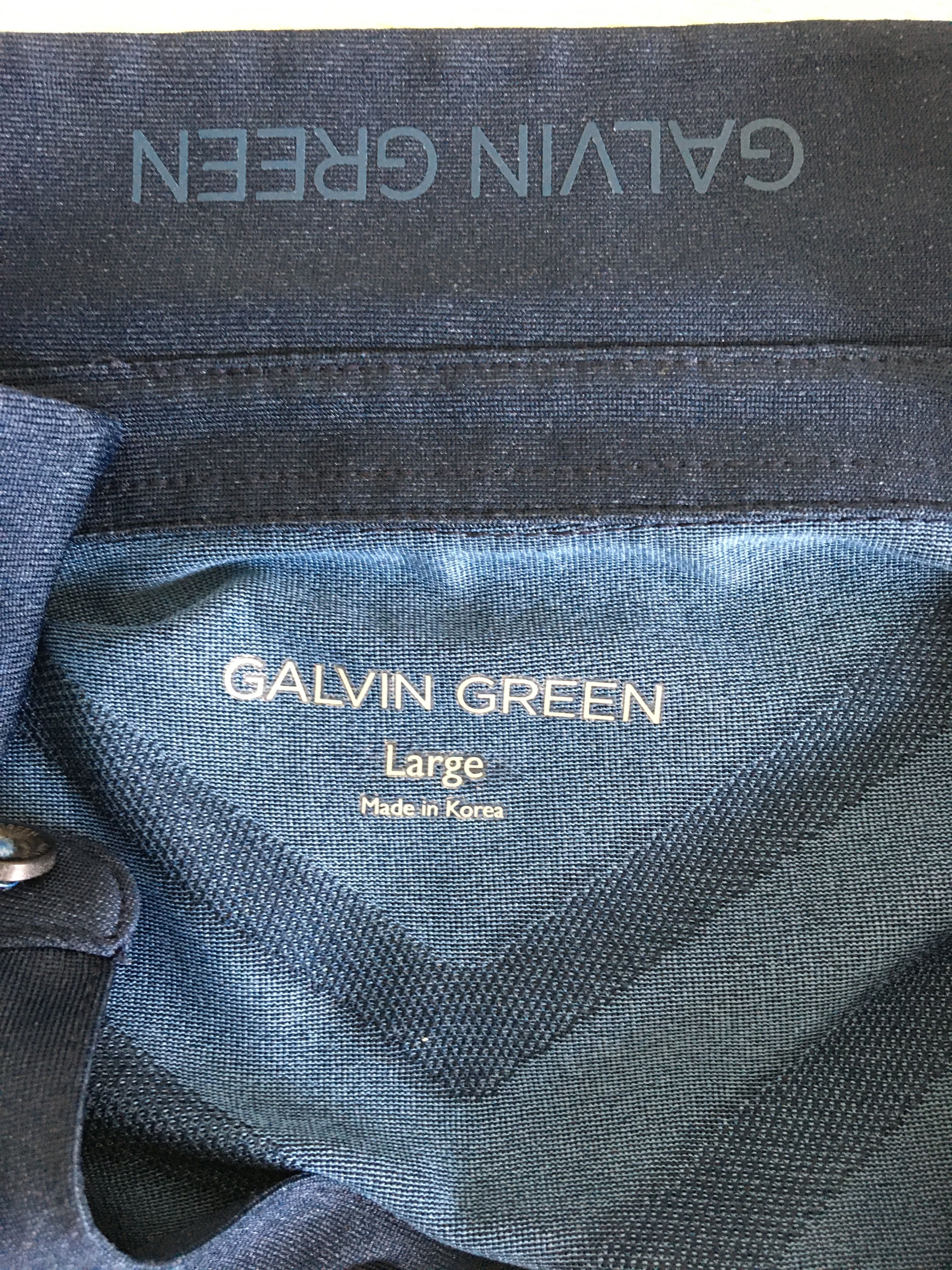 Polo azul escuro Galvin Green