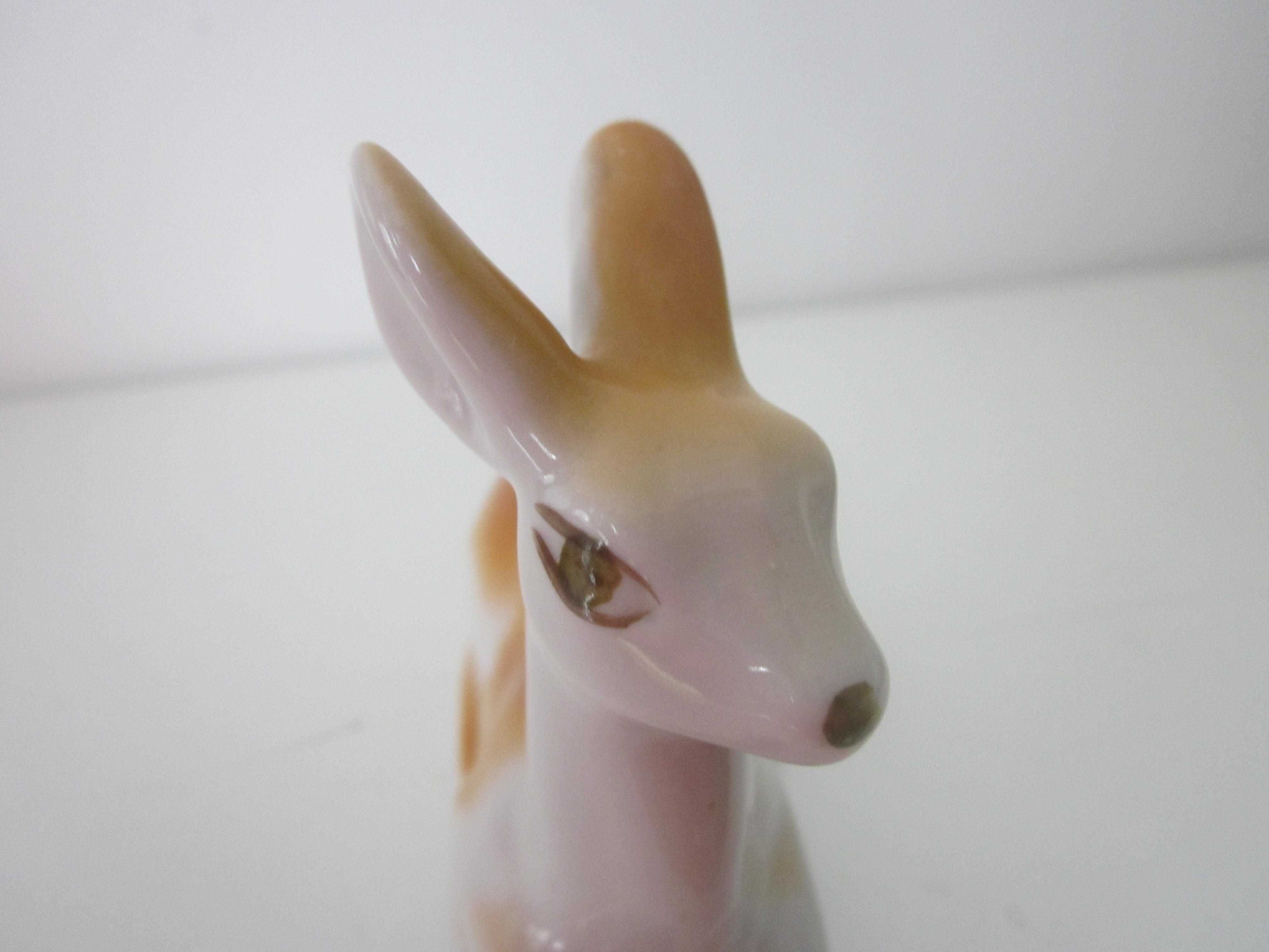 Stara porcelanowa figurka sarenka Połonne