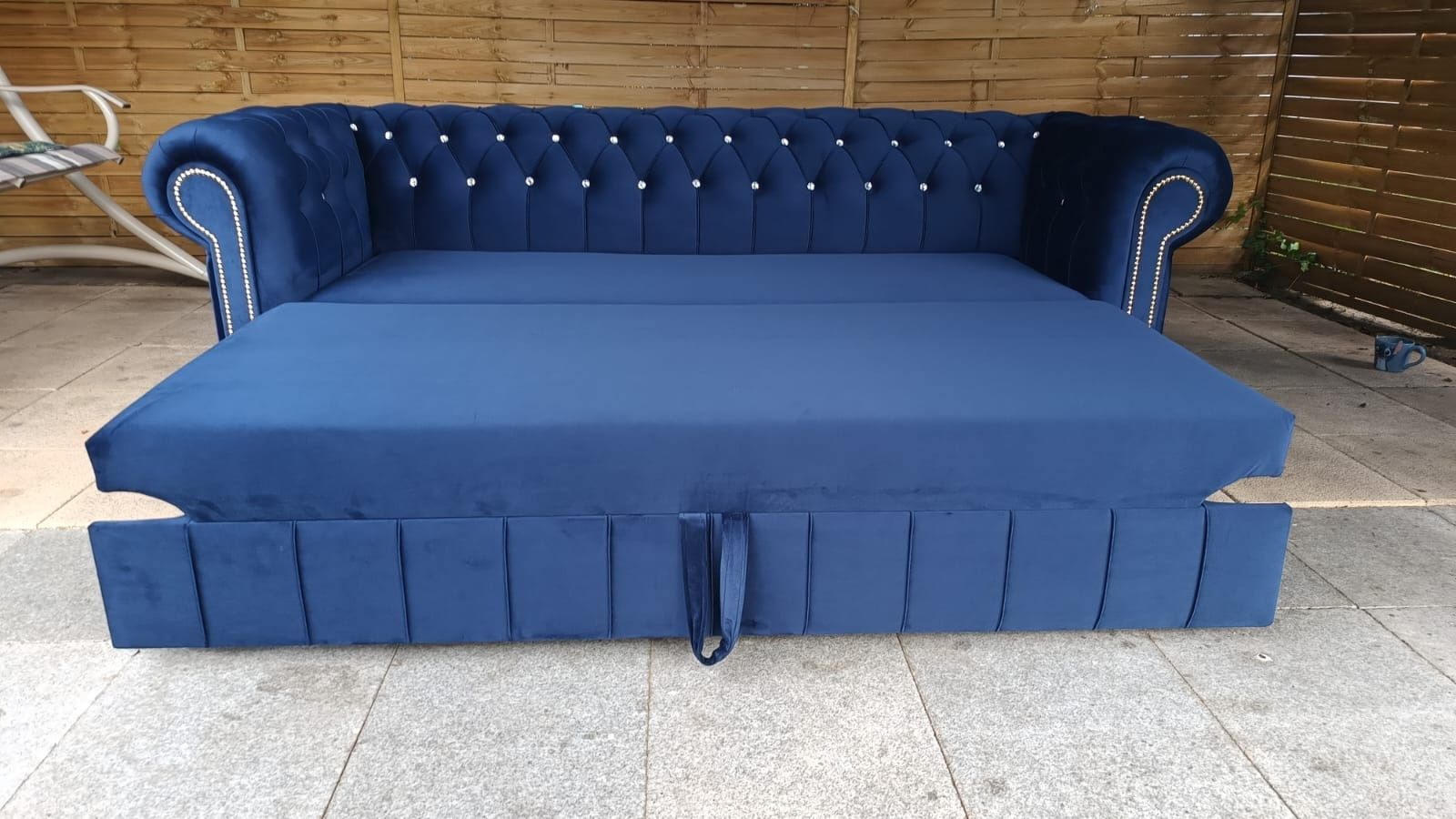 Sofa Chesterfield IV III II I. Narożnik.