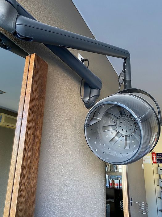 secador de rolos com pe