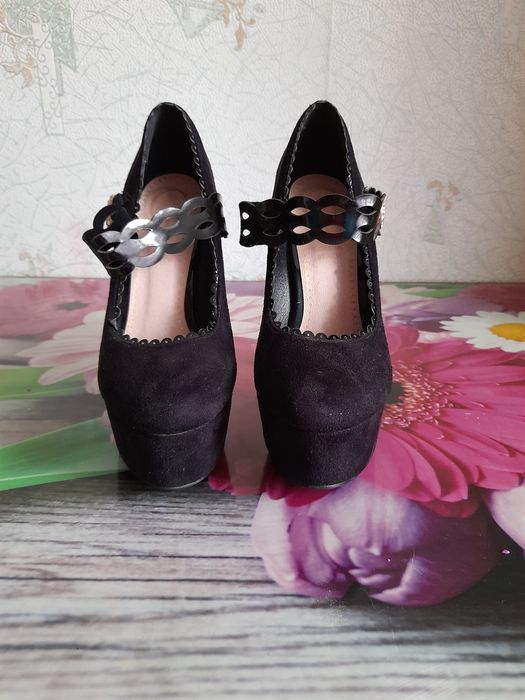 Туфли замшевые 37