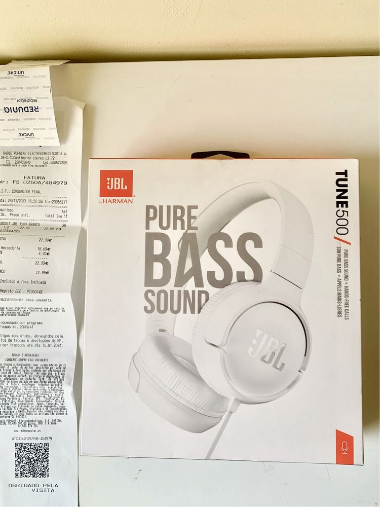 Headphones JBL - Pure Bass Sound