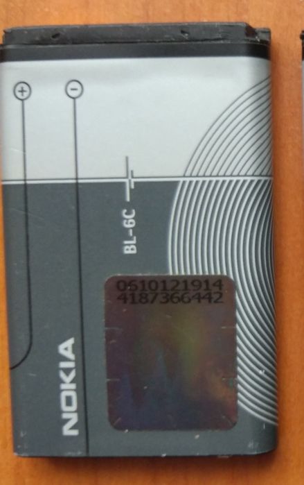 Nokia bl6c / bl5CT / bl4c / SE bst37 / Samsung DUOS Стандартна батарея