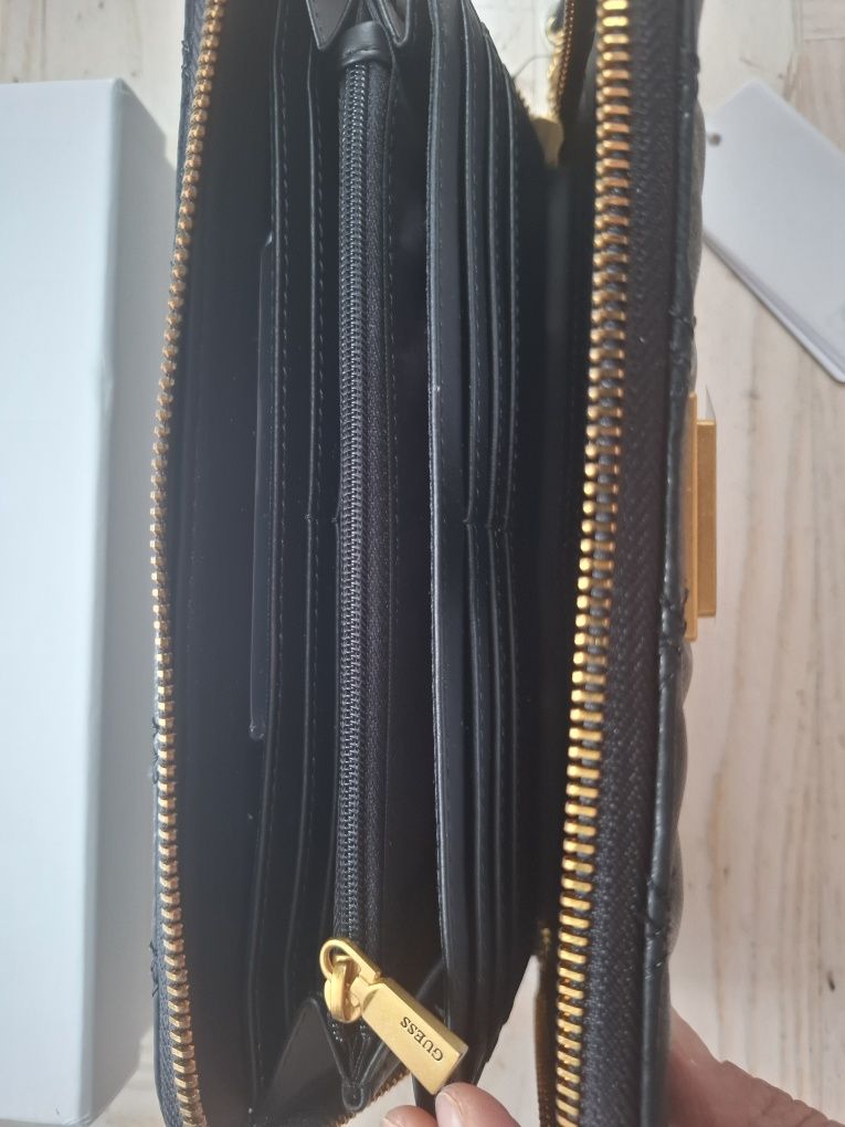 NOWY Portfel damki Guess