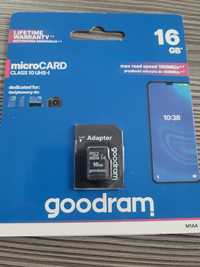Karta GoodRam MicroSDHC 16 GB Class 10 UHS-I/U1 (M1AA-0160R12)