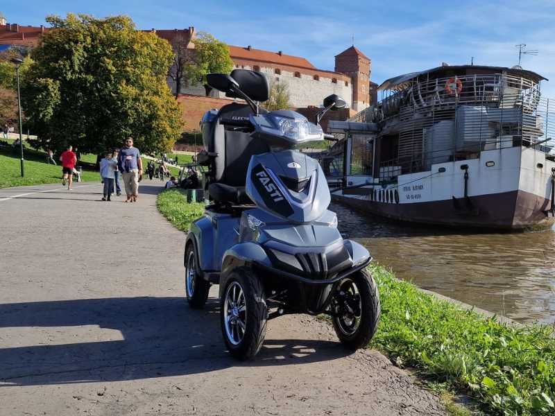 ELECTRORIDE FASTI 4 Max czterokołowy skuter elektryczny, szary