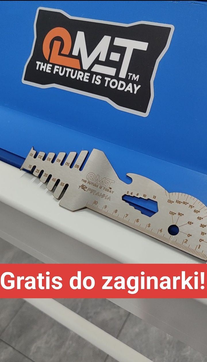 2m Giętarka do blachy Zaginarka dekarska Gientarka Gietarka+nóż+Gratis