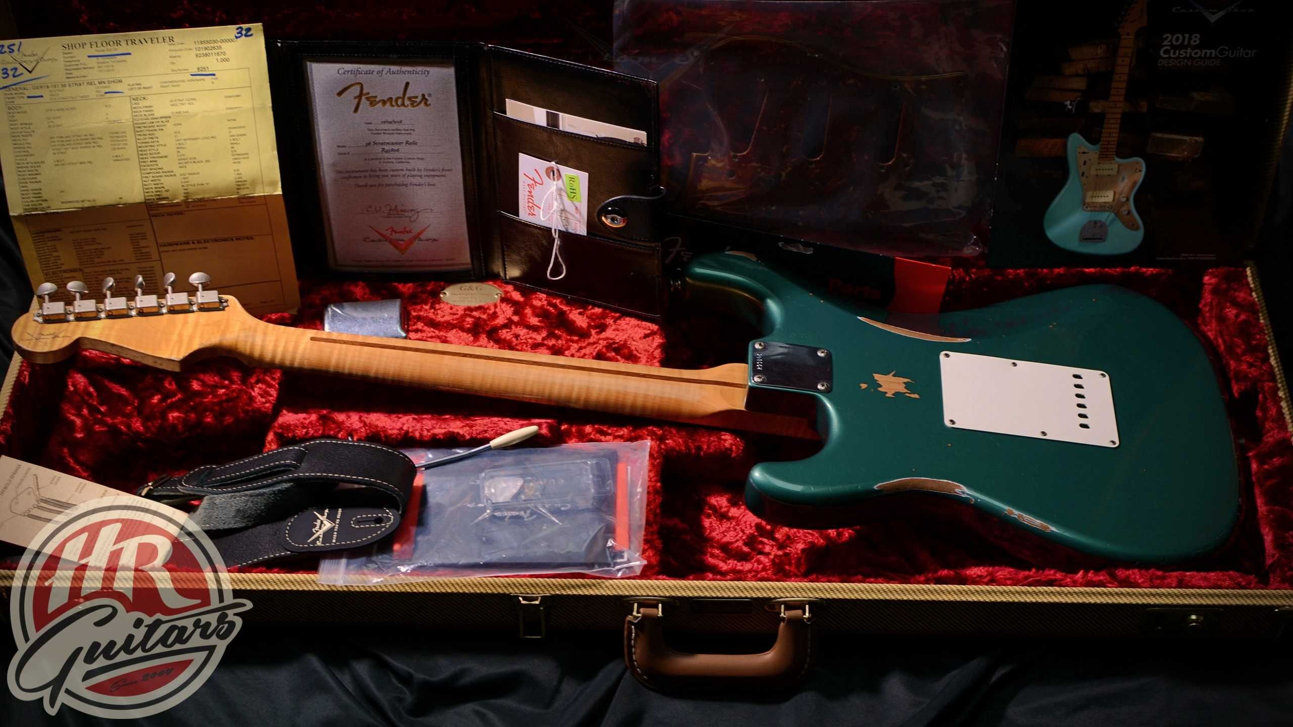 FENDER CUSTOM SHOP 56 Relic Stratocaster, pickupy Poblano, gitara