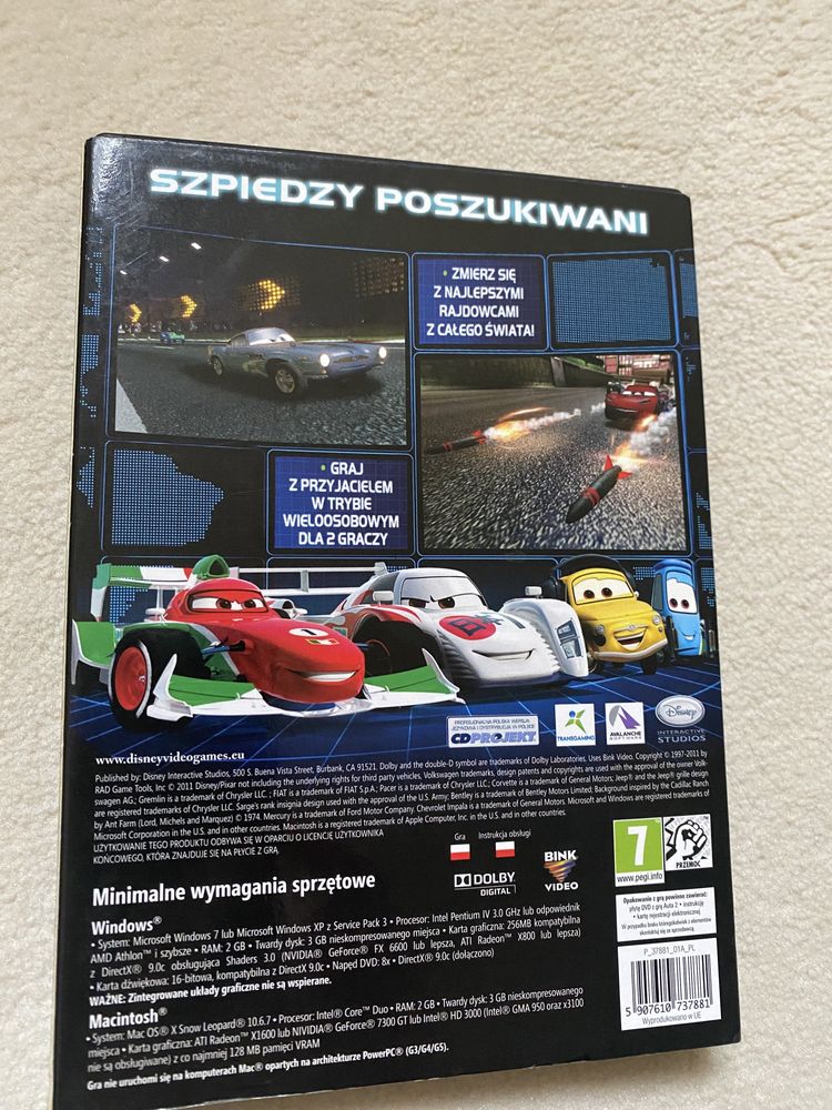 Gra Auta 2 Szpiedzy Poszukiwani PC