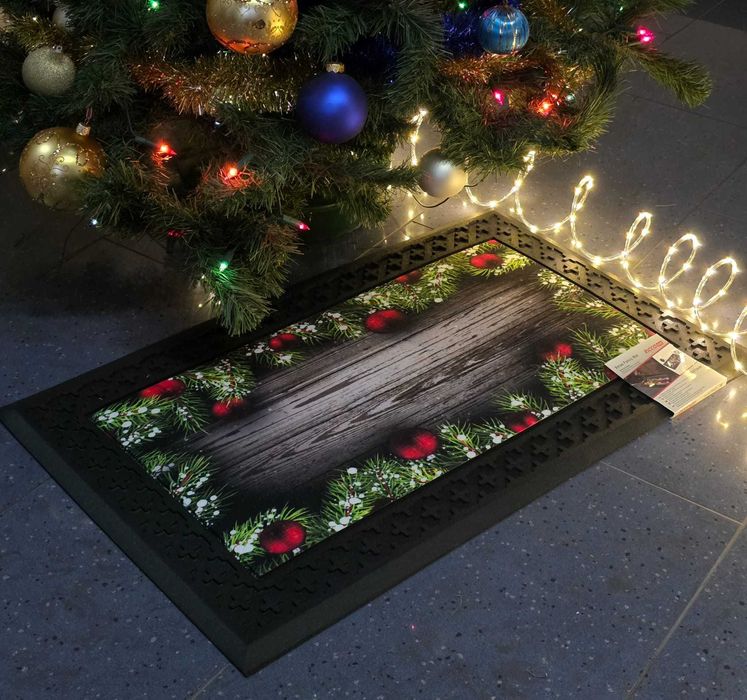 Wycieraczka ŚWIECĄCA GRAJĄCA Mata Ozdobna Boże Narodzenie PREZENT