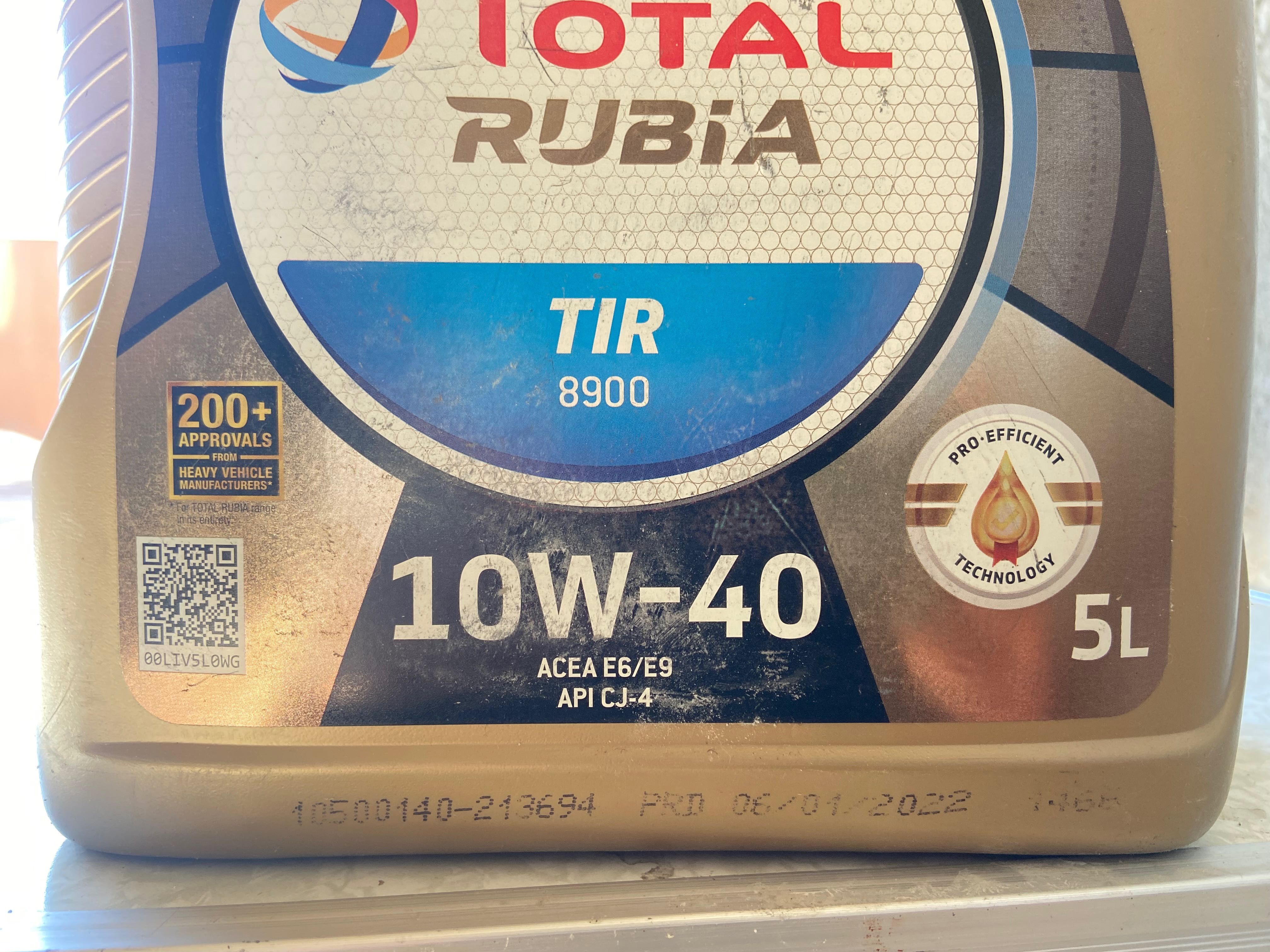 Мастило моторне Total RUBIA TIR 8900 10W40 5 л